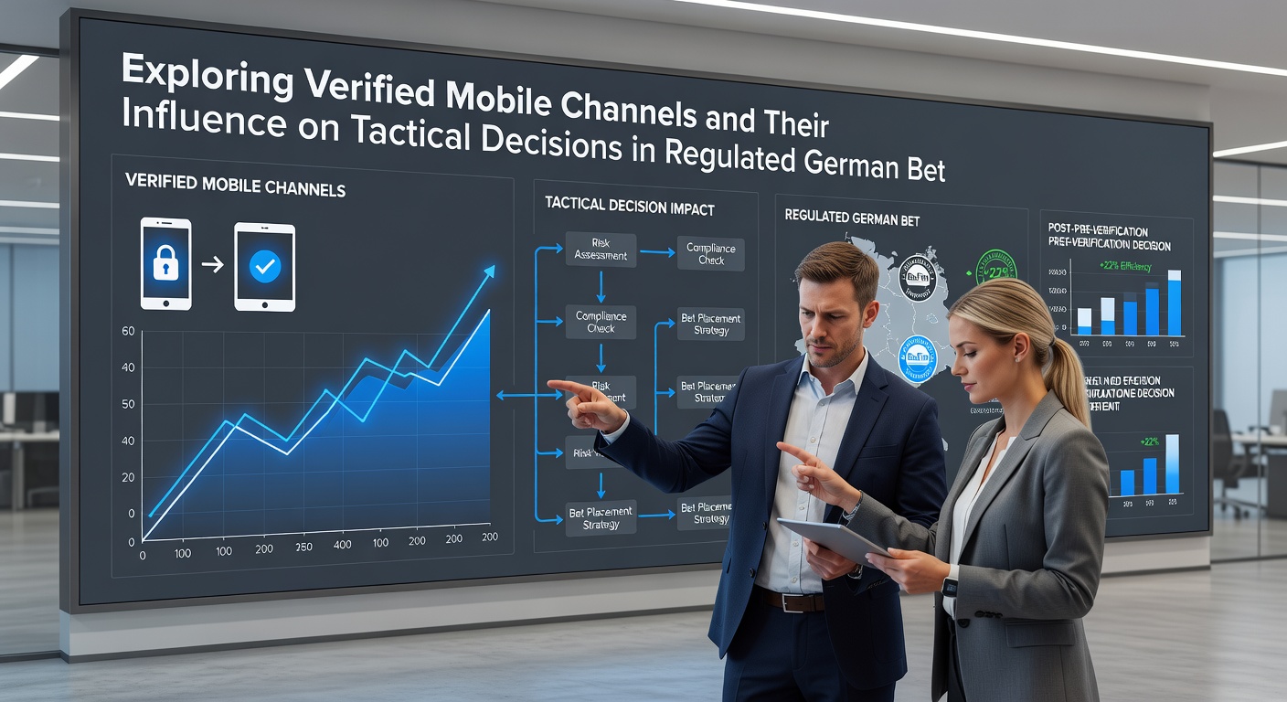 Taktische Wettentscheidungen über mobile verifizierte Kanäle in regulierten Märkten