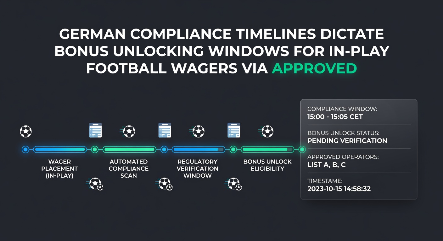 Darstellung von In-Play-Wetten auf Fußball mit mobilen Compliance-Tools