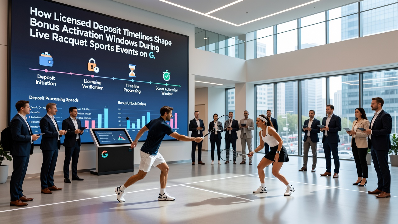 Mobile App-Oberfläche mit Einzahlungs- und Bonus-Status während eines Live-Badminton-Events