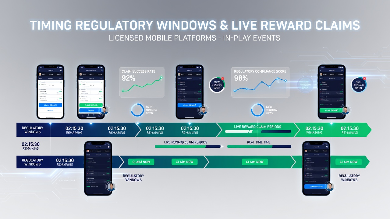 Mobile App-Oberfläche mit synchronisierten Bonus-Fenstern während In-Play-Events