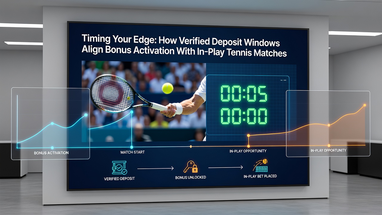 Synchronisation von Bonusaktivierung mit Tennis-Live-Events auf regulierten Plattformen